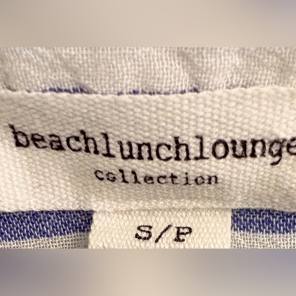 beachlunchlounge Blue and White Striped Blouse - Picture 3 of 5